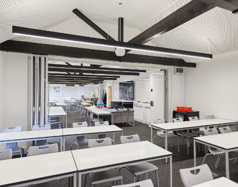 interior shot of classroom