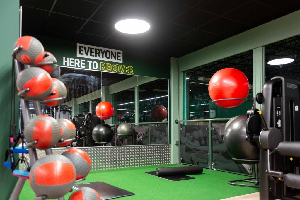 gym equipment at leisure centre